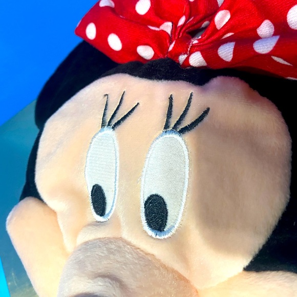 WALT DISNEY MINNIE MOUSE 3-D PLUSH PURSE WITH ZIPPER DISNEY TAG ATTACHED - Picture 5 of 12